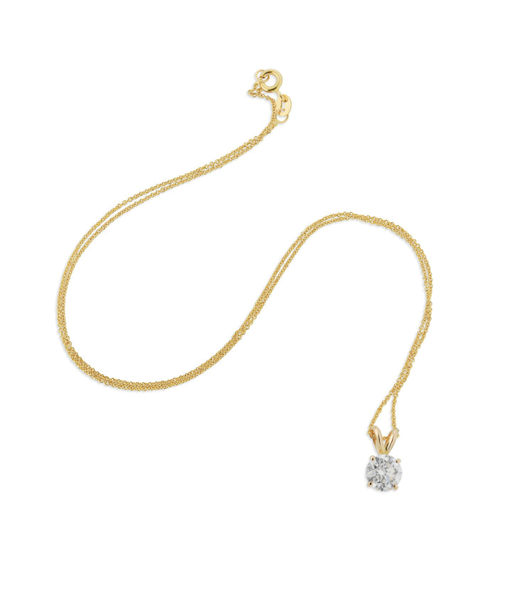 10-14kt Lab Grown Diamond Pendant
