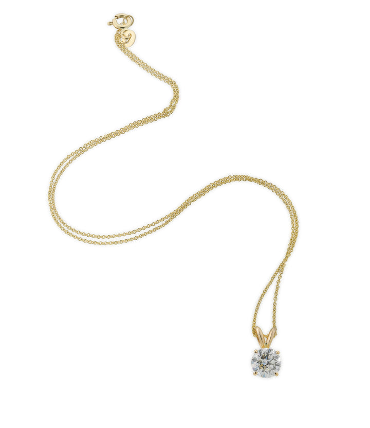 10-14kt Lab Grown Diamond Pendant