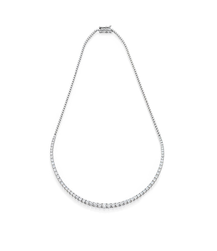 10kt White Gold Lab Grown Diamond Necklace