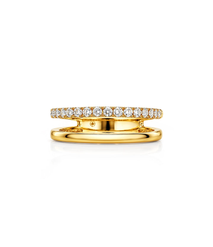 10kt Yellow Gold Canadian Diamond Ring