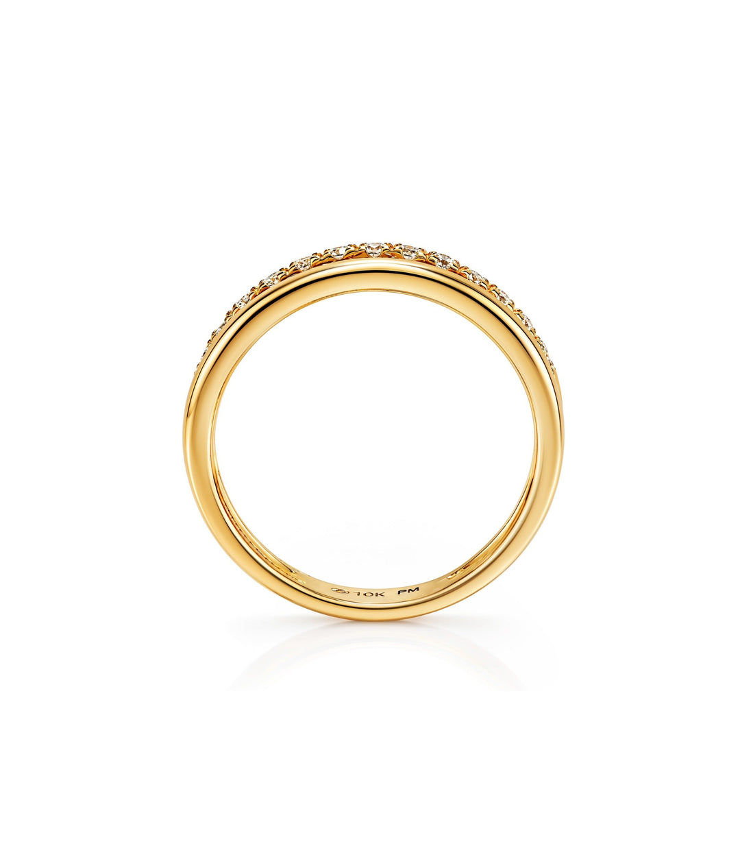 10kt Yellow Gold Canadian Diamond Ring