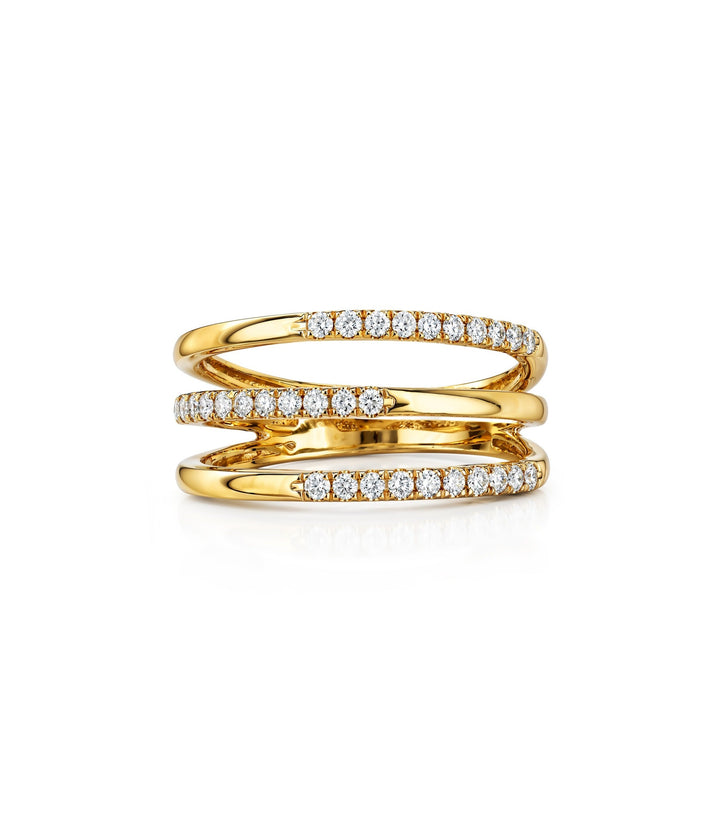10kt Yellow Gold Canadian Diamond Ring