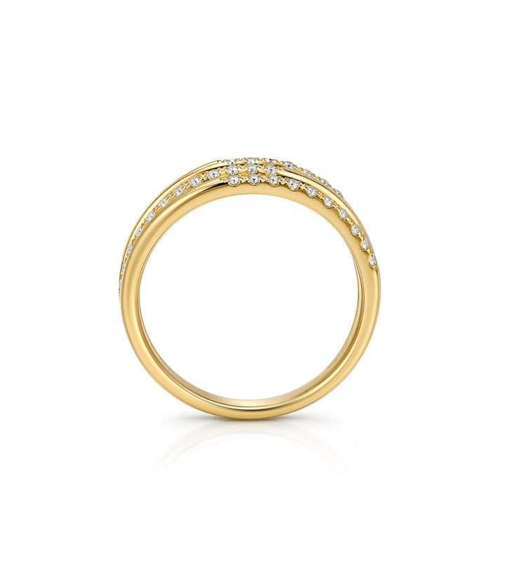 10kt Yellow Gold Canadian Diamond Ring