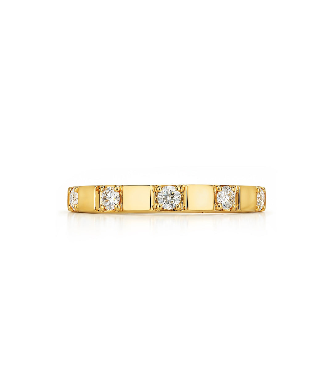 10kt Yellow Gold Maple Leaf Diamond Ring