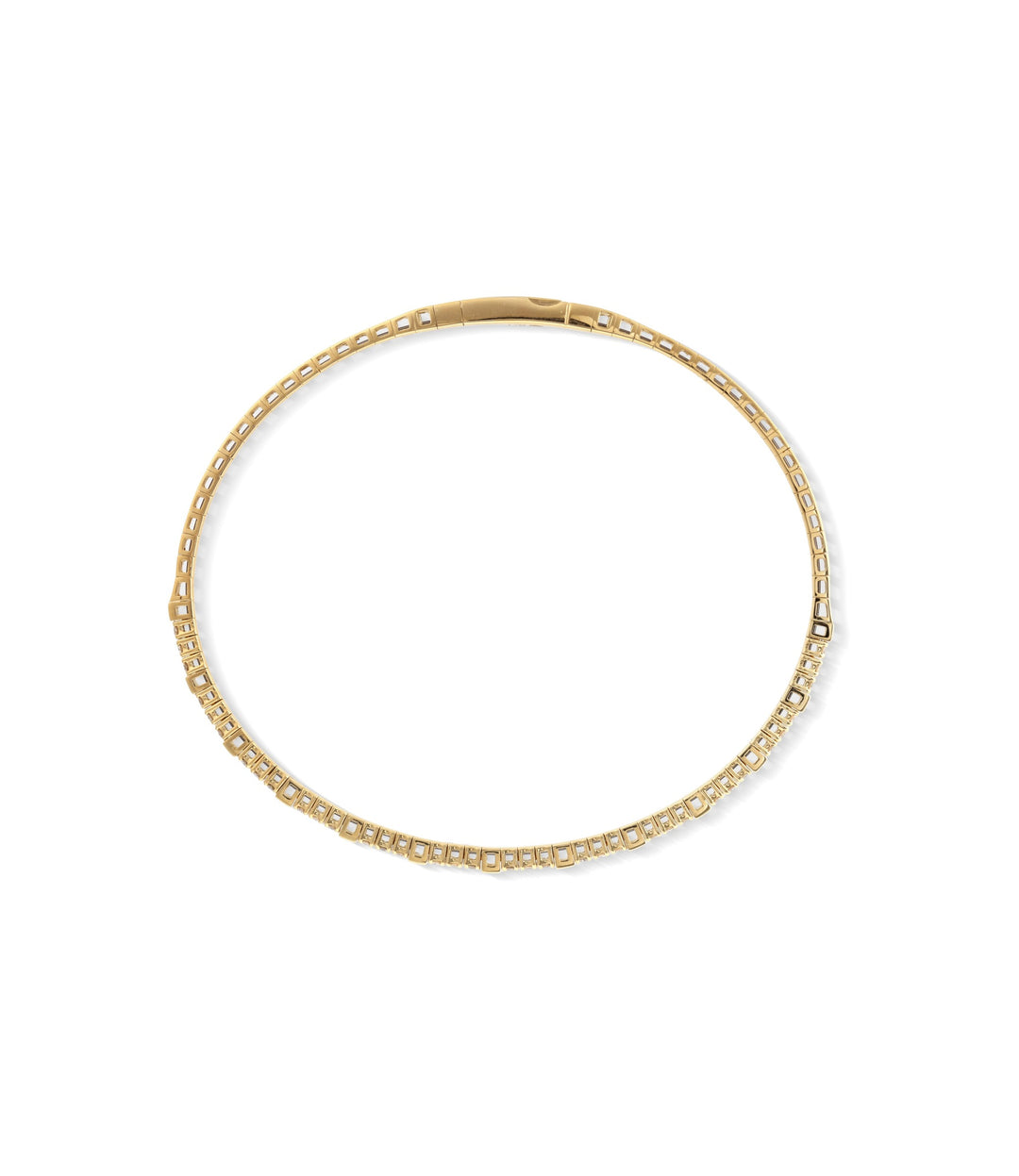 14kt Diamond Flex Bangle
