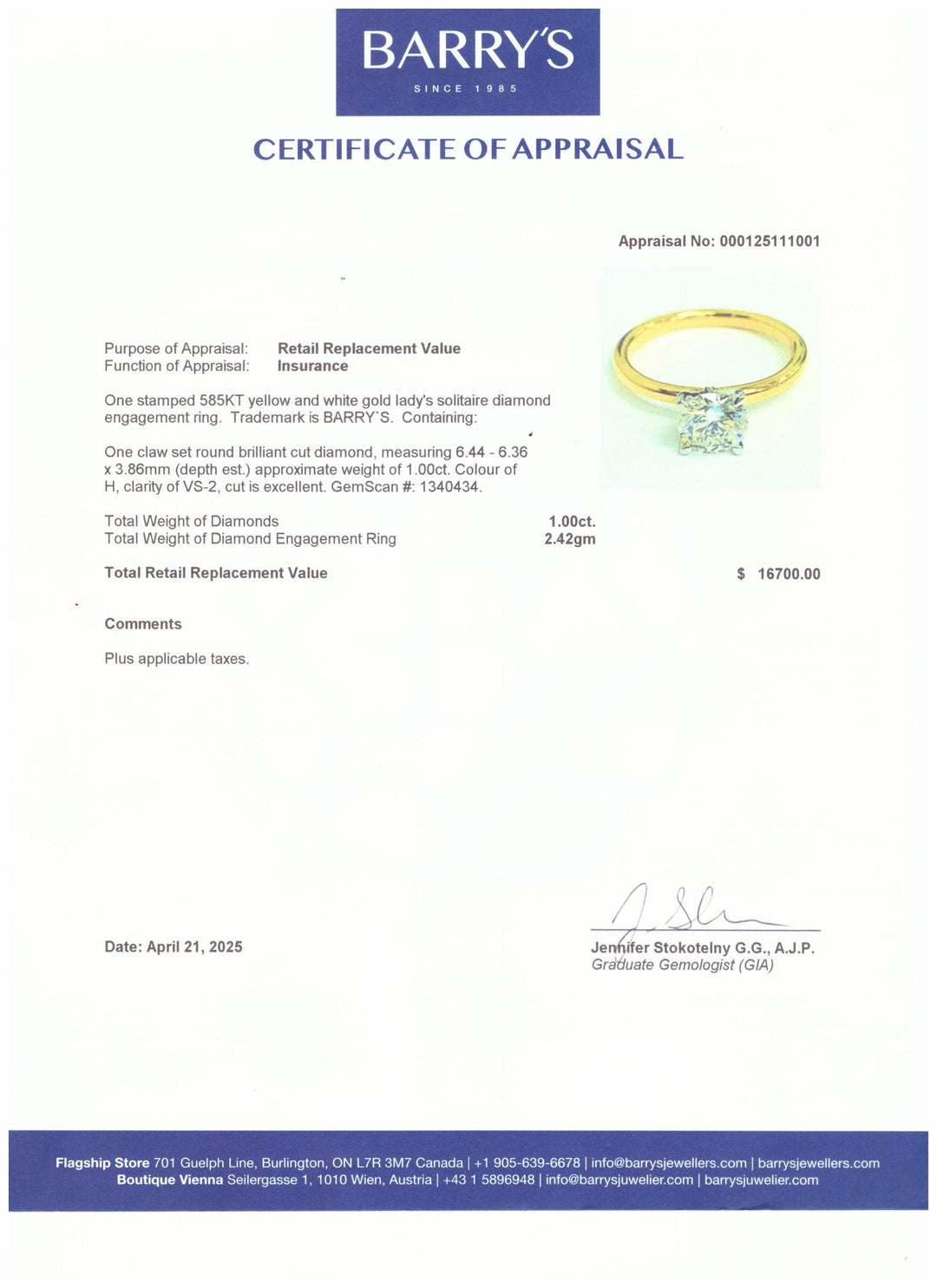 14kt Diamond Ring
