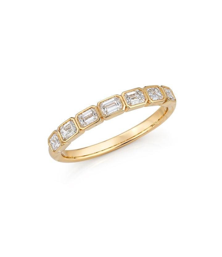 14kt Emerald Cut Diamond Ring