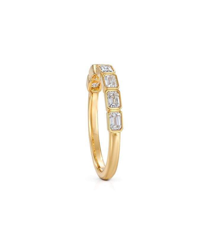14kt Emerald Cut Diamond Ring