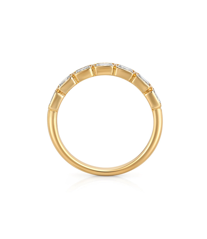 14kt Emerald Cut Diamond Ring