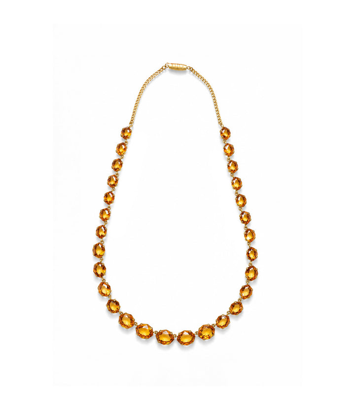 14kt Estate Citrine Necklace