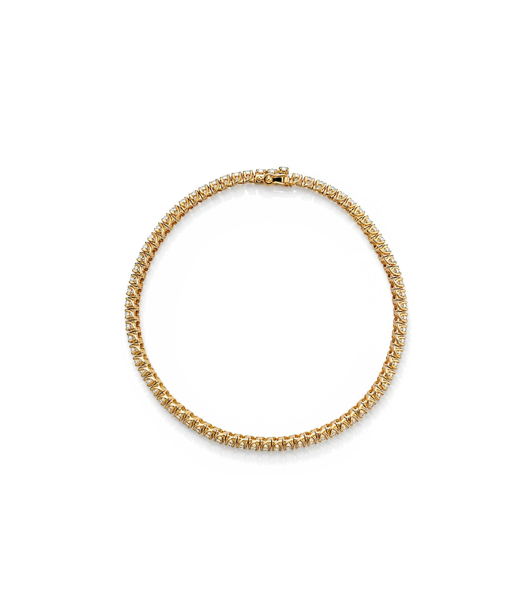 14kt Estate Diamond Tennis Bracelet