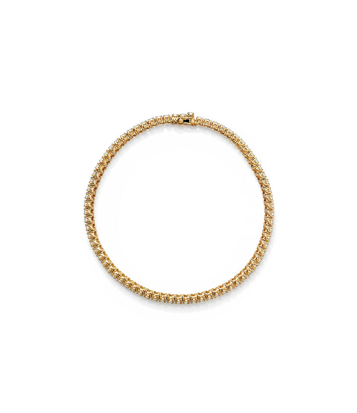 14kt Estate Diamond Tennis Bracelet