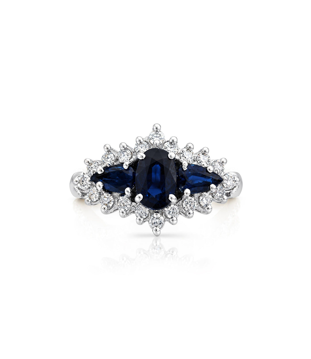 14kt Estate Sapphire Diamond Ring