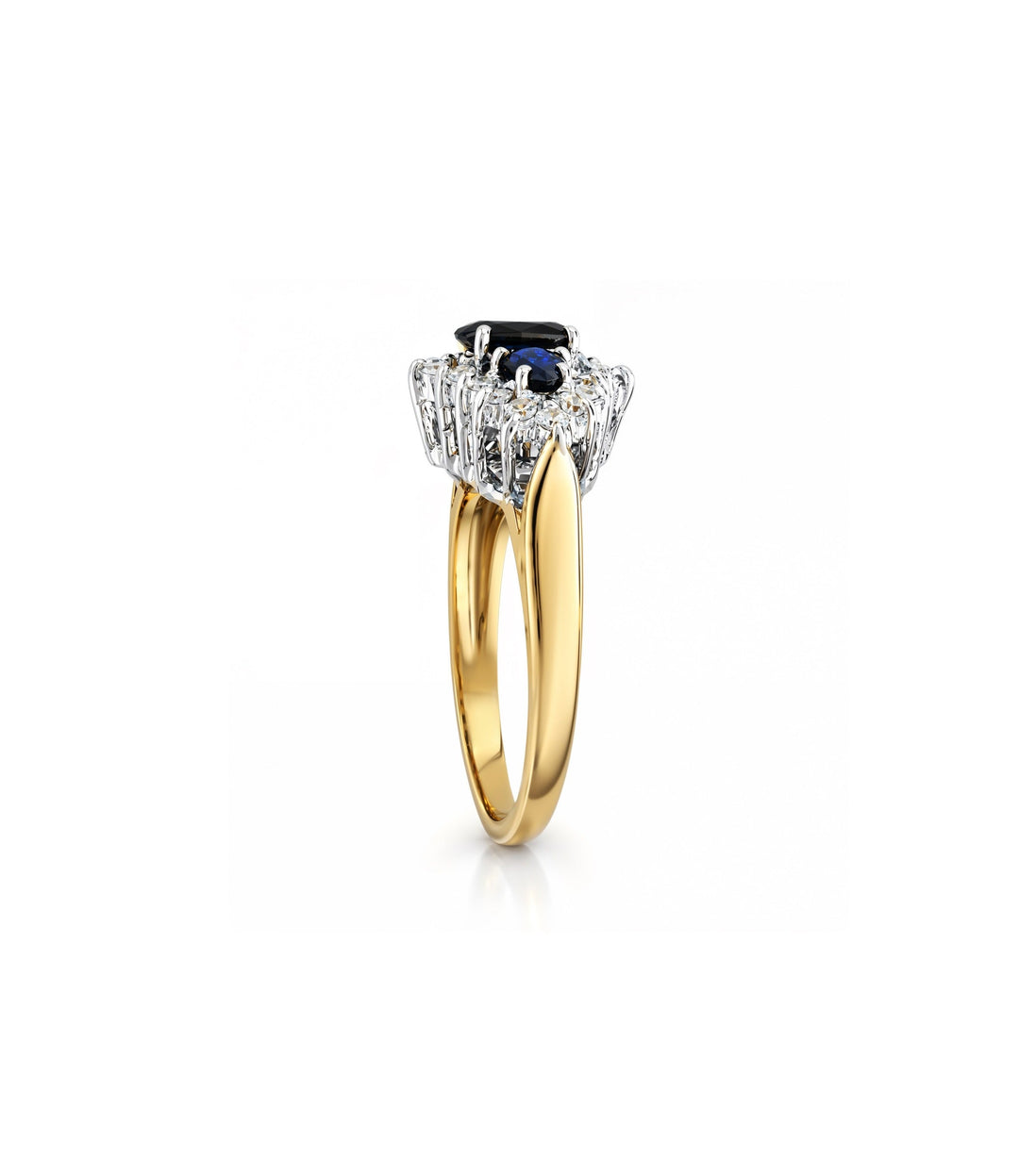 14kt Estate Sapphire Diamond Ring