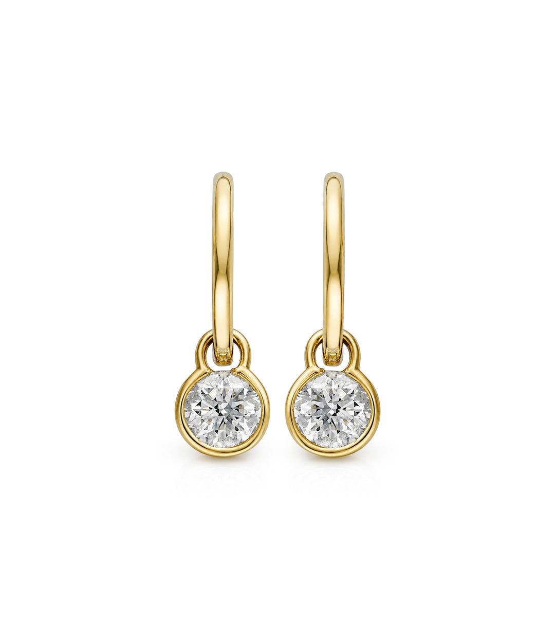14kt Lab Grown Diamond Drop Earrings