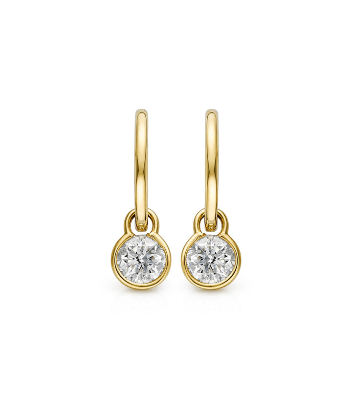 14kt Lab Grown Diamond Drop Earrings