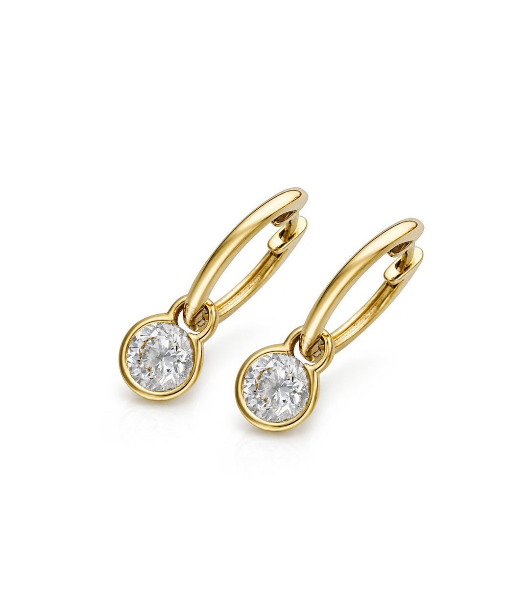 14kt Lab Grown Diamond Drop Earrings