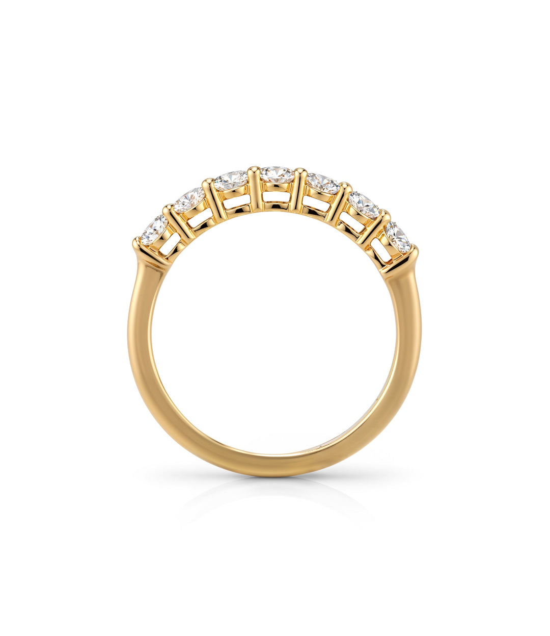 14kt Lab Grown Oval Diamond Ring