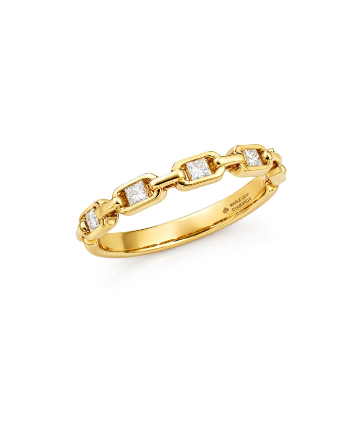 14kt Maple Leaf Diamond Ring