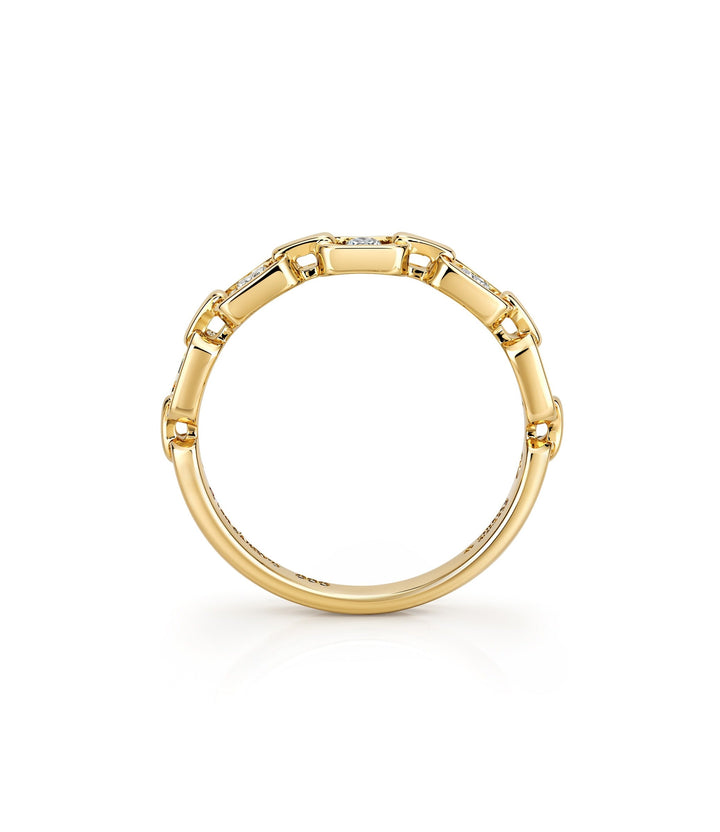 14kt Maple Leaf Diamond Ring