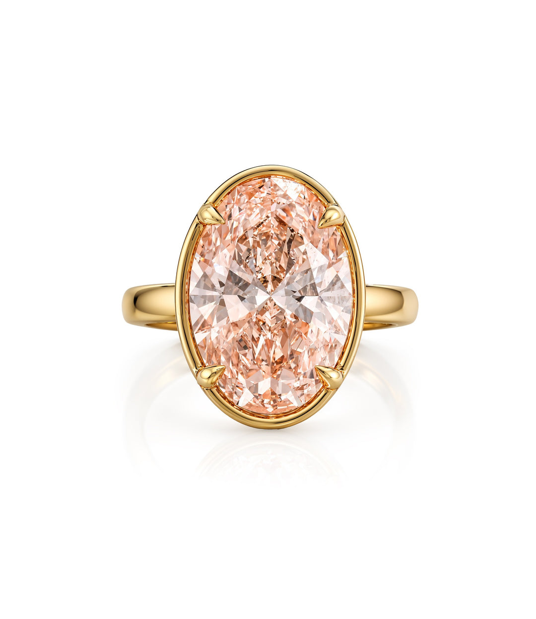 14kt Pink Lab Grown Diamond Ring