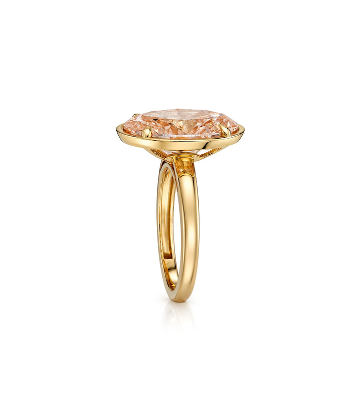 14kt Pink Lab Grown Diamond Ring