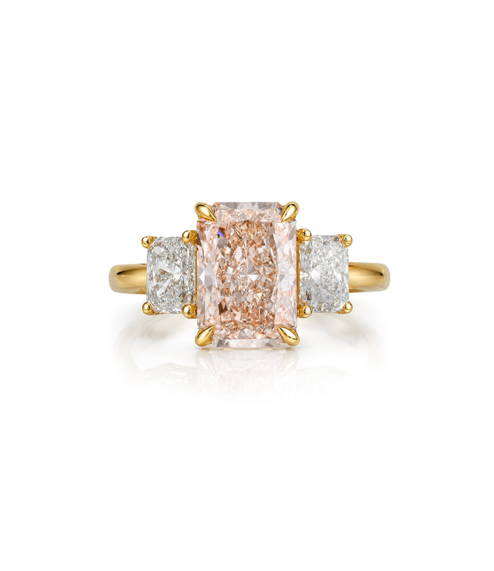 14kt Pink Lab Grown Diamond Ring