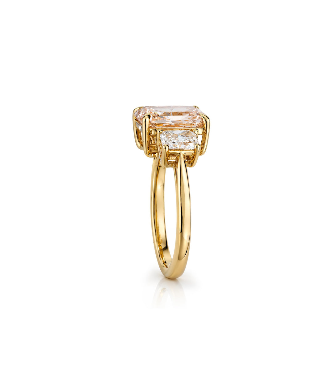 14kt Pink Lab Grown Diamond Ring