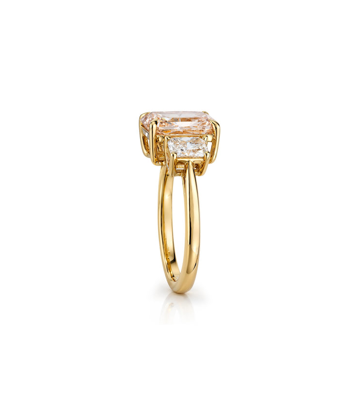14kt Pink Lab Grown Diamond Ring