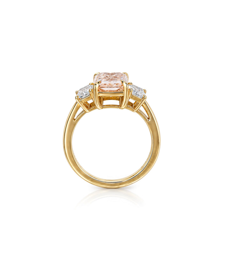 14kt Pink Lab Grown Diamond Ring