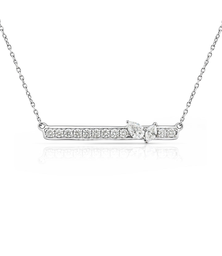 14kt White Gold Diamond Necklace