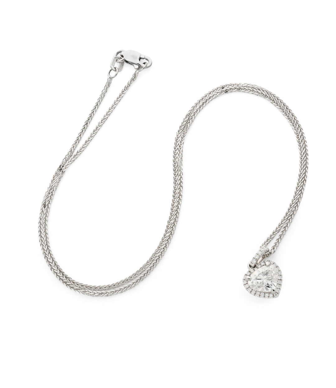 14kt White Gold Diamond Pendant