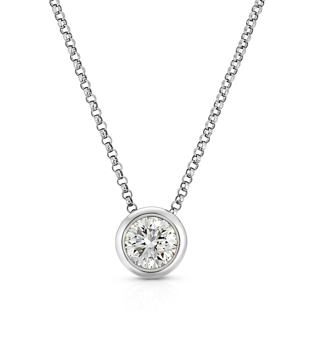14kt White Gold Diamond Pendant