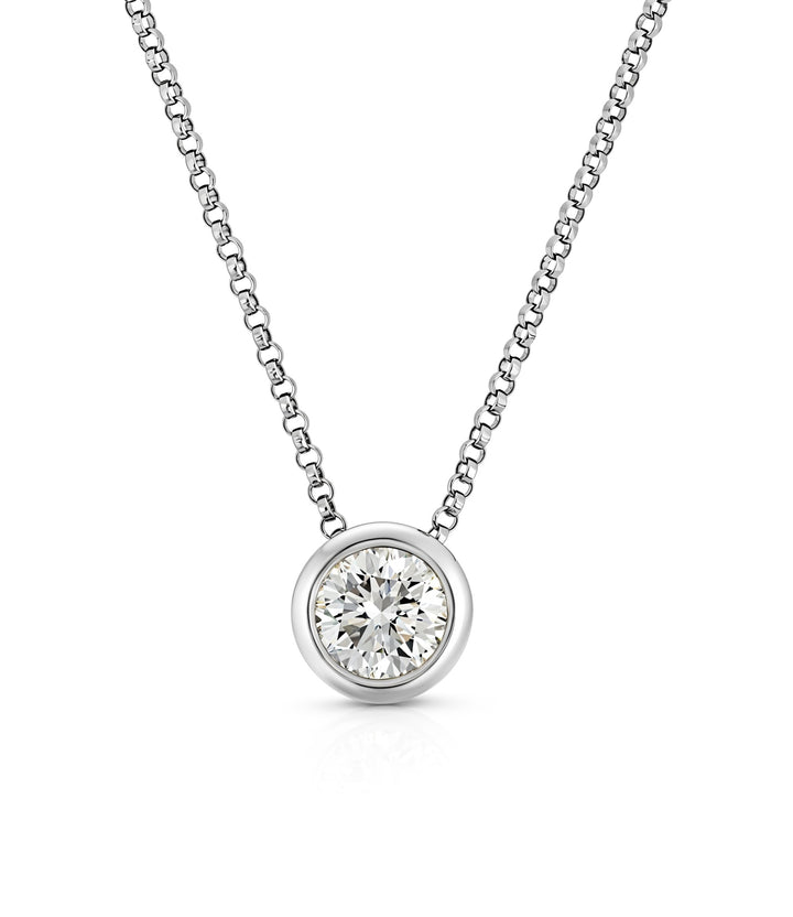 14kt White Gold Diamond Pendant