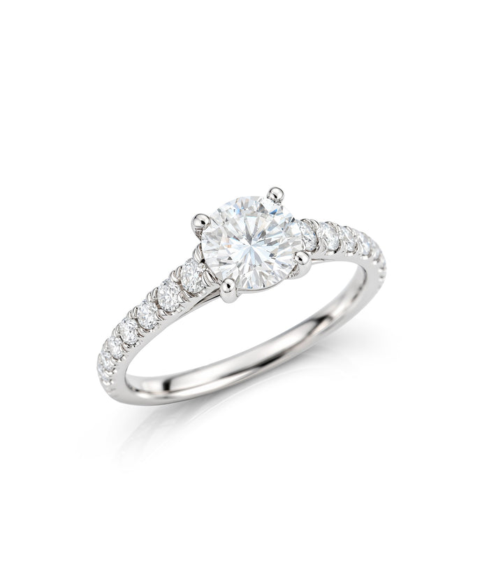 14kt White Gold Diamond Ring