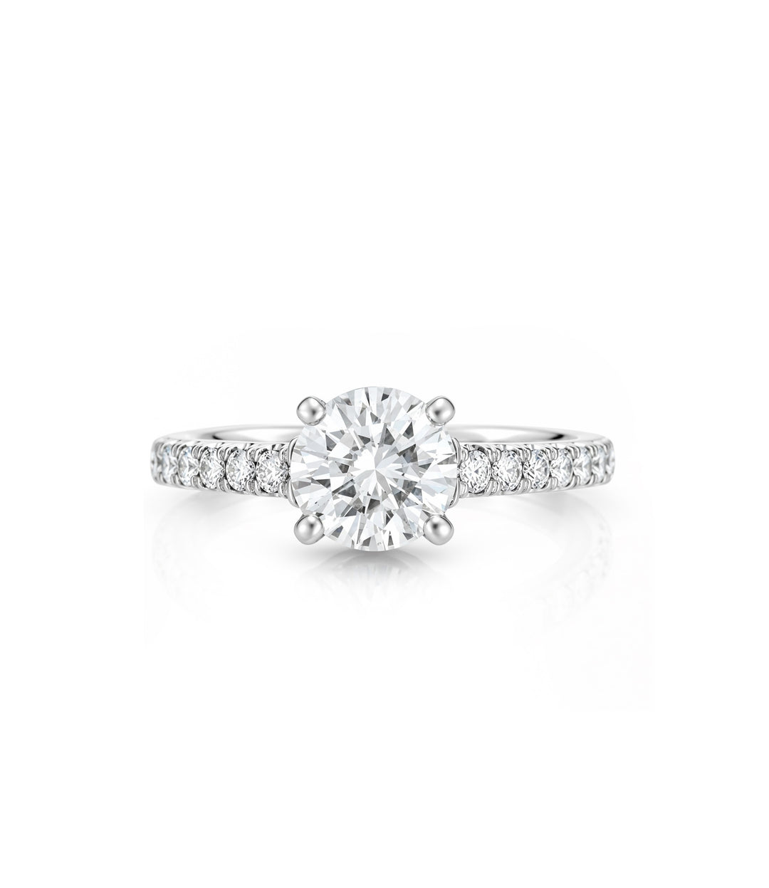 14kt White Gold Diamond Ring