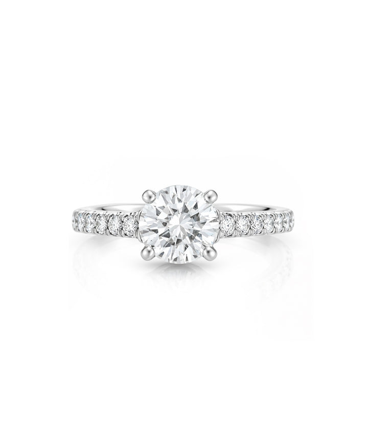 14kt White Gold Diamond Ring