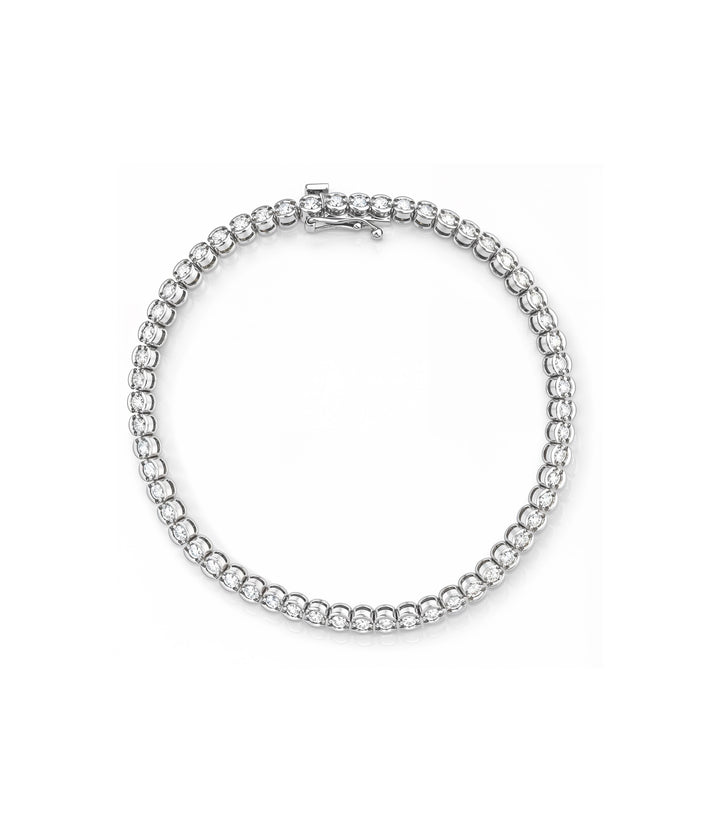14kt White Gold Diamond Tennis Bracelet