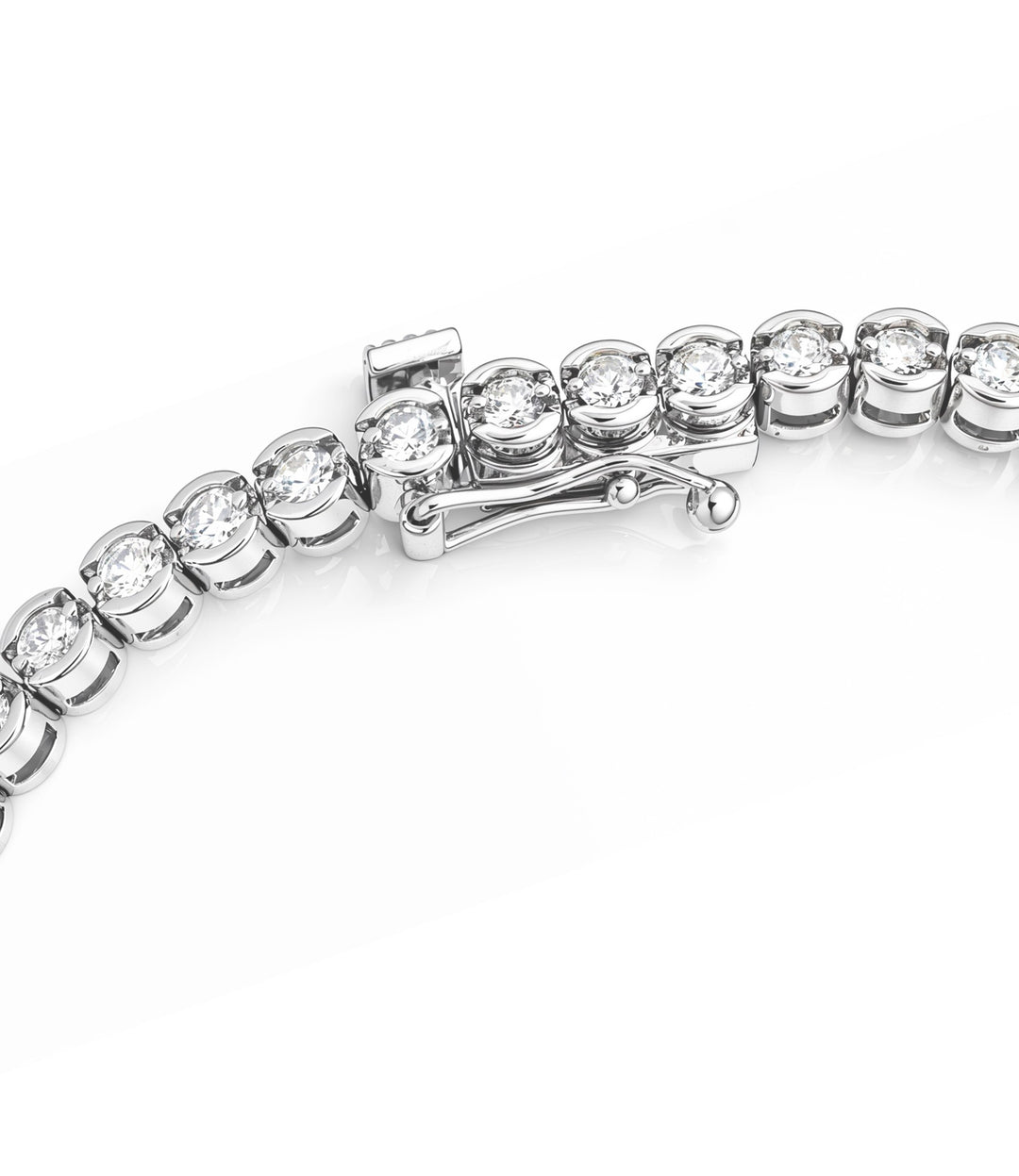 14kt White Gold Diamond Tennis Bracelet