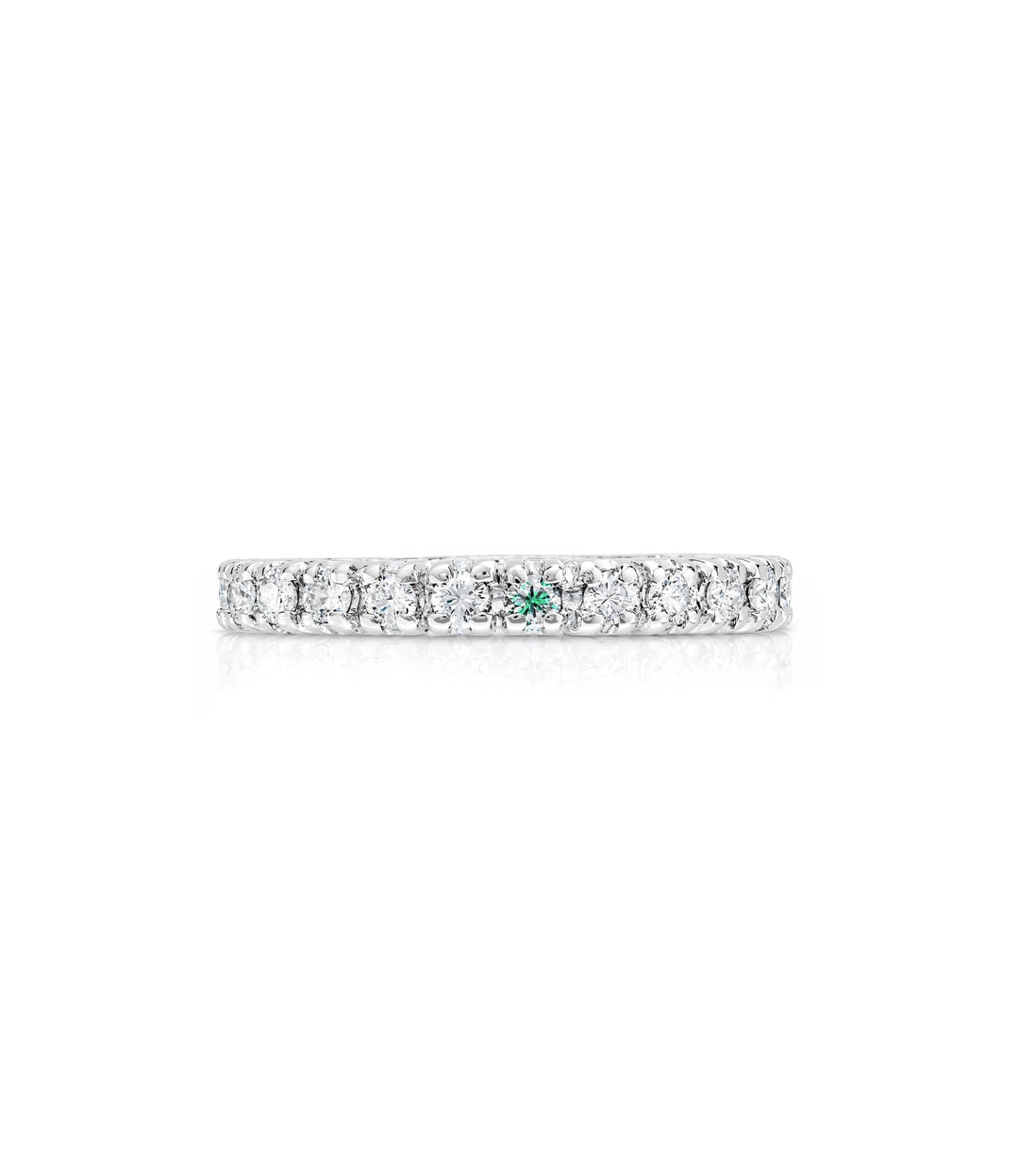14kt White Gold Estate Diamond Eternity Band
