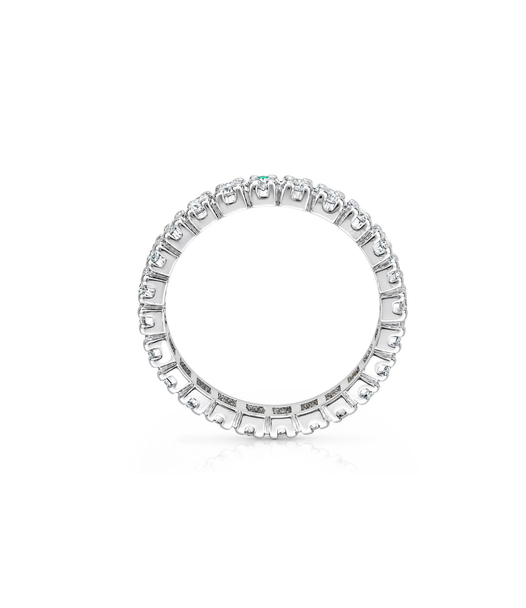 14kt White Gold Estate Diamond Eternity Band