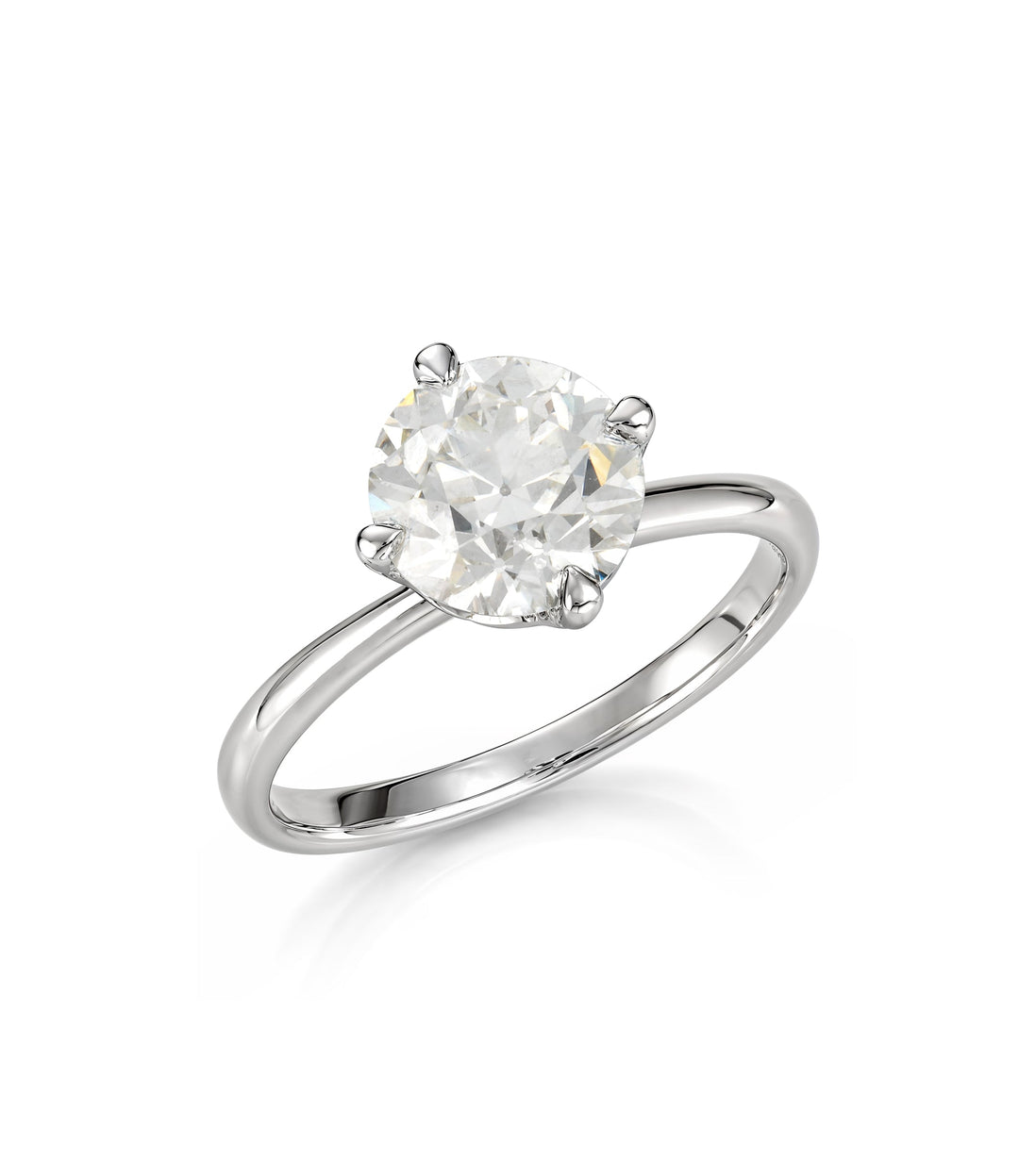 14kt White Gold Estate Diamond Ring