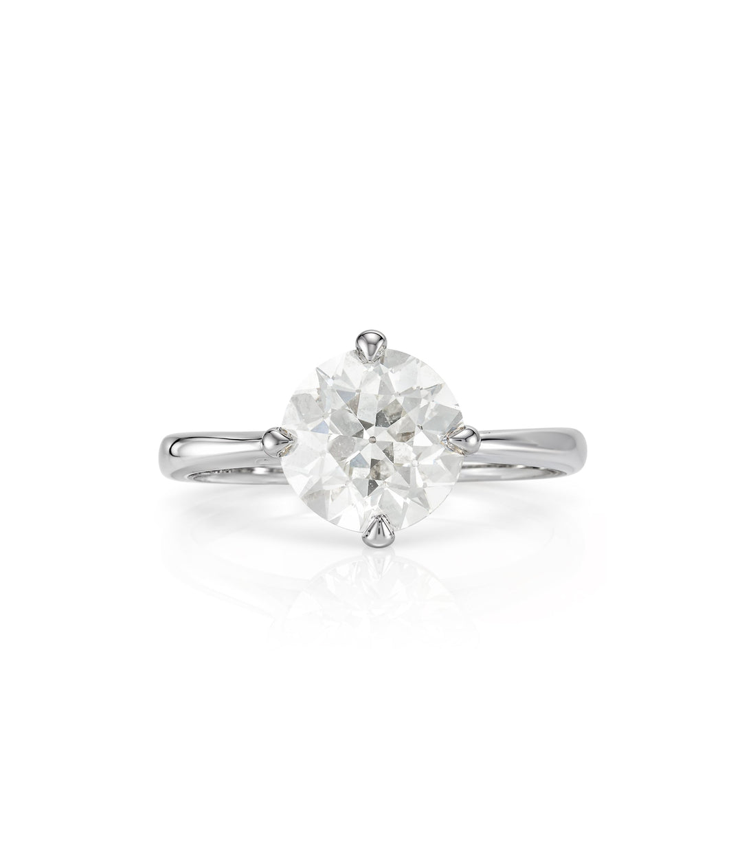 14kt White Gold Estate Diamond Ring
