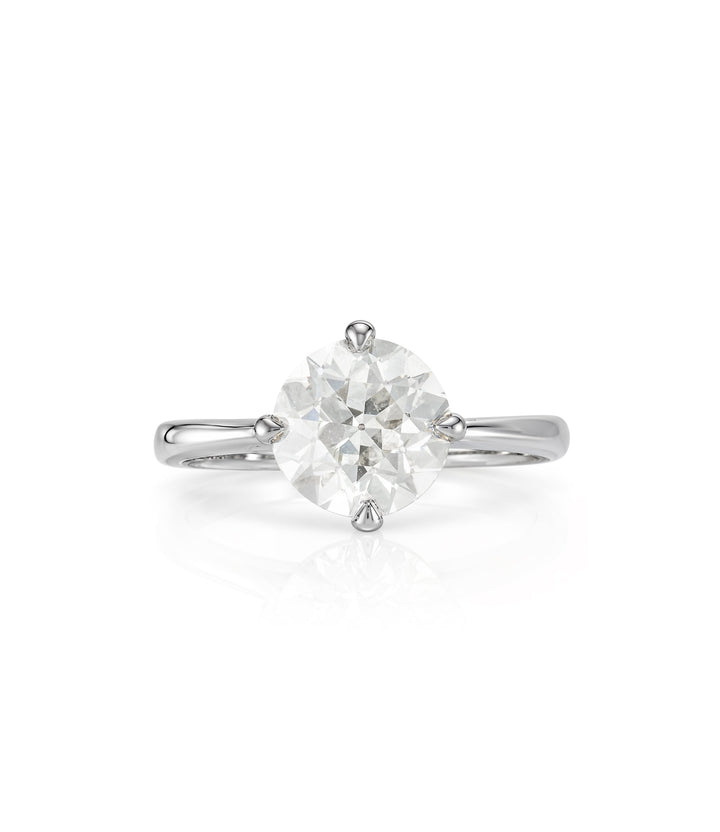 14kt White Gold Estate Diamond Ring