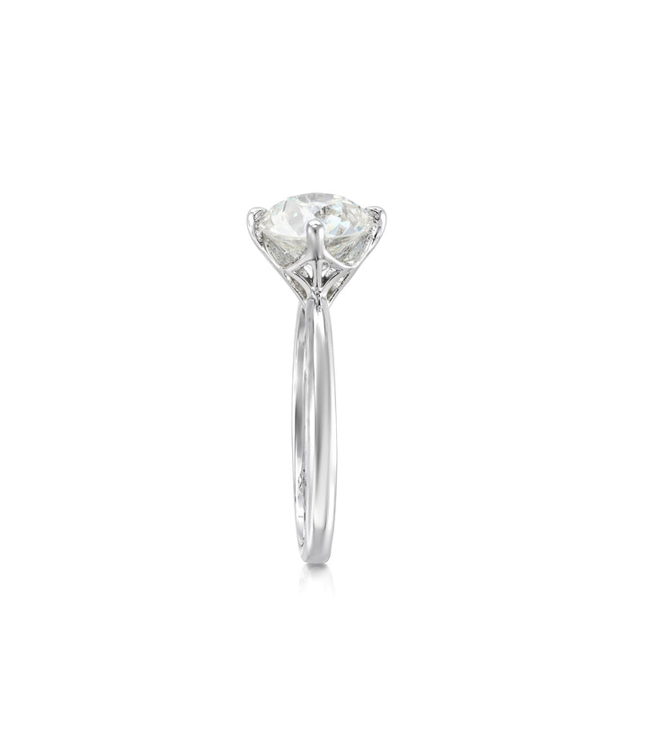 14kt White Gold Estate Diamond Ring