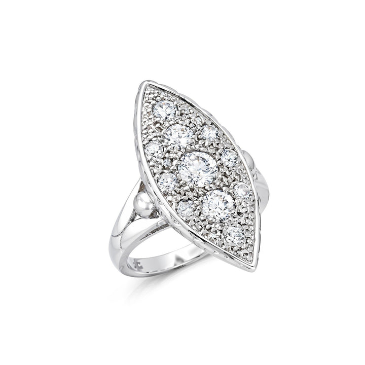 14kt White Gold Estate Diamond Ring