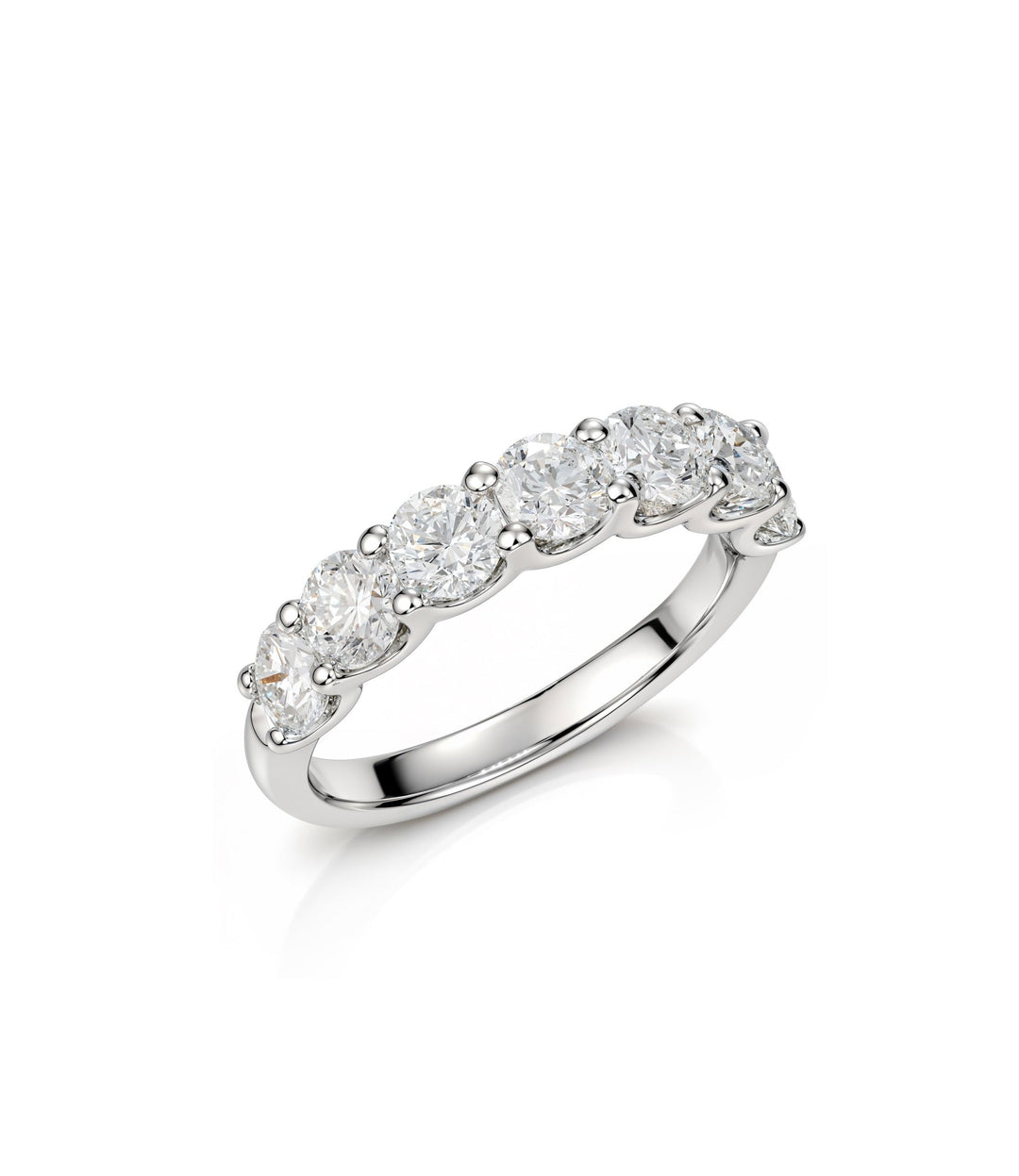 14kt White Gold Lab Grown Diamond Band