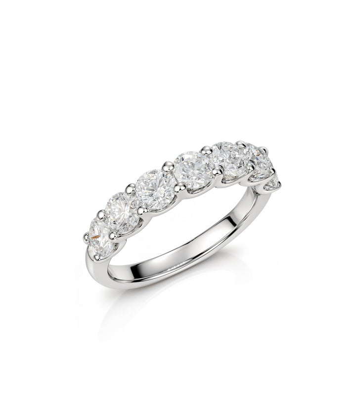 14kt White Gold Lab Grown Diamond Band