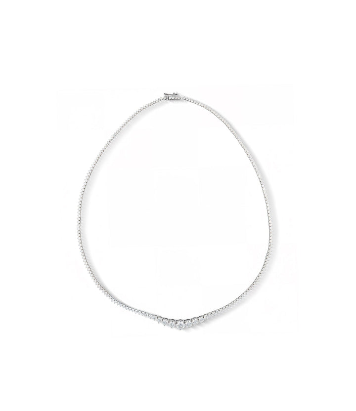 14kt White Gold Lab Grown Diamond Necklace