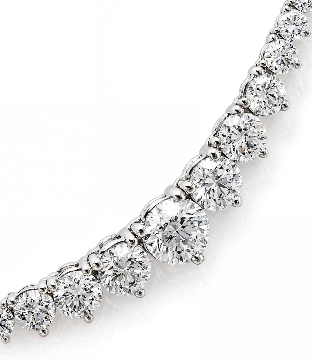 14kt White Gold Lab Grown Diamond Necklace